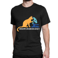 Microscope Bacteria Science Microbiology Cat Lover Classic T-shirt | Artistshot