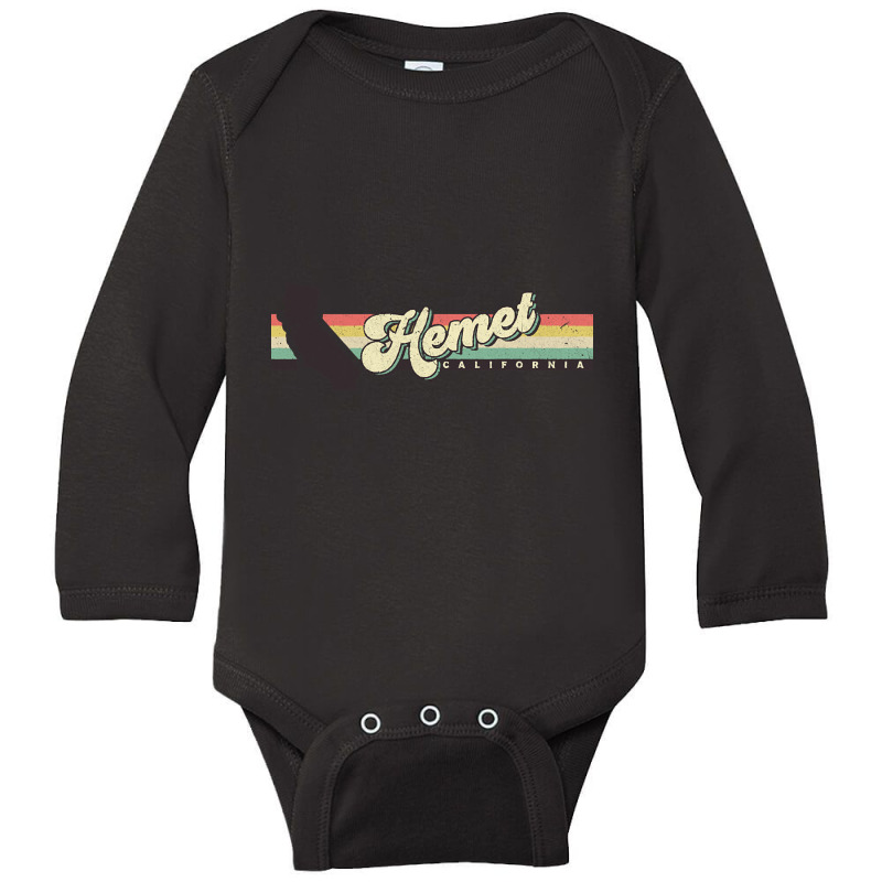 Hot Trend Hemet California City Long Sleeve Baby Bodysuit by francismichaelj | Artistshot