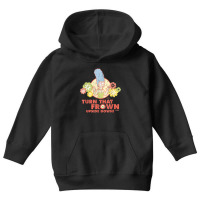 The Simpsons Marge Simpson Turn That Frown Upside Youth Hoodie | Artistshot