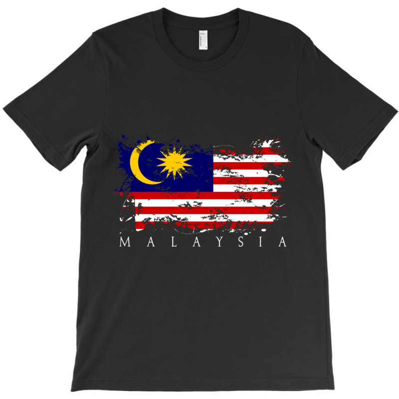 Malaysia Flag State Kuala Lumpur Nationality Pullo T-Shirt by wafaha | Artistshot