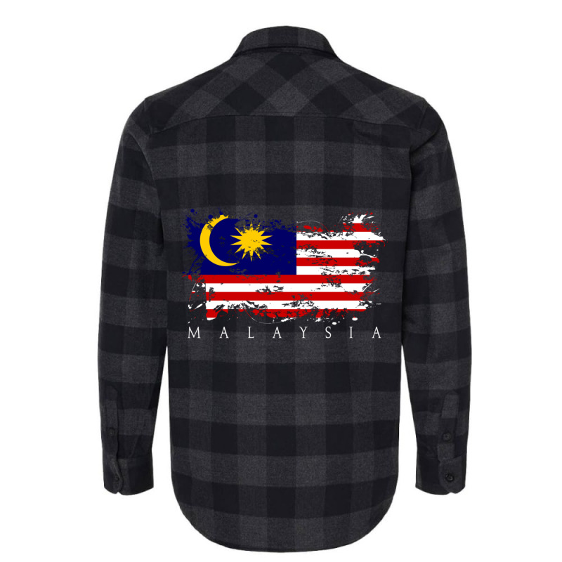 Malaysia Flag State Kuala Lumpur Nationality Pullo Flannel Shirt by wafaha | Artistshot