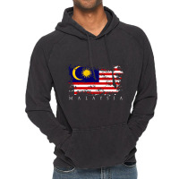 Malaysia Flag State Kuala Lumpur Nationality Pullo Vintage Hoodie | Artistshot