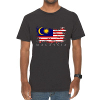 Malaysia Flag State Kuala Lumpur Nationality Pullo Vintage T-shirt | Artistshot