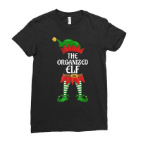 Organized Elf Family Matching Group Christmas Part Ladies Fitted T-shirt | Artistshot