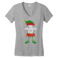 Organized Elf Family Matching Group Christmas Part Women's V-neck T-shirt | Artistshot