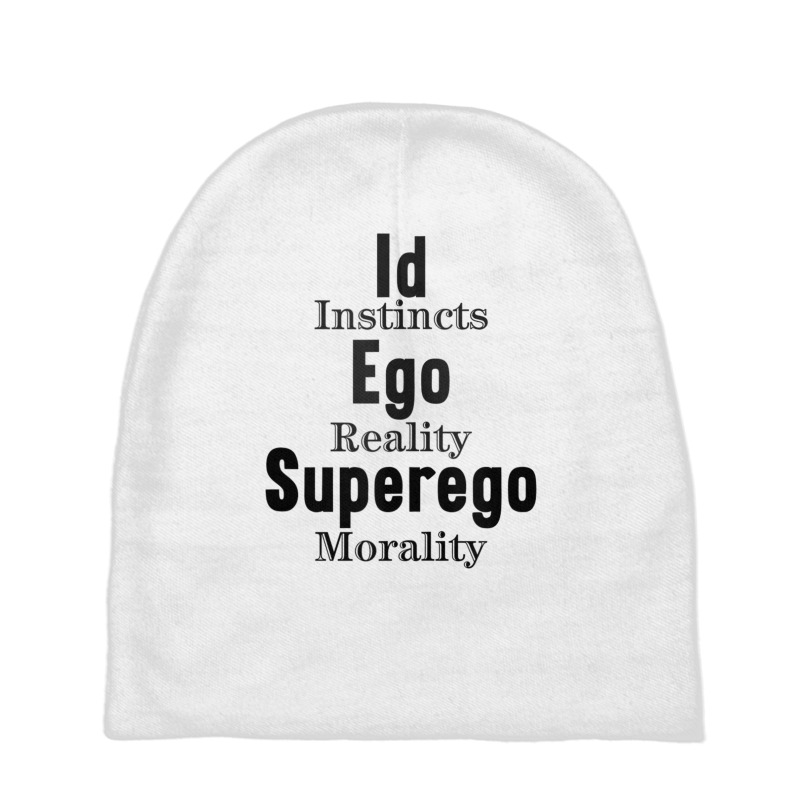 Id Ego Superego Instincts Reality Morality Funny P Baby Beanies by mogakino | Artistshot