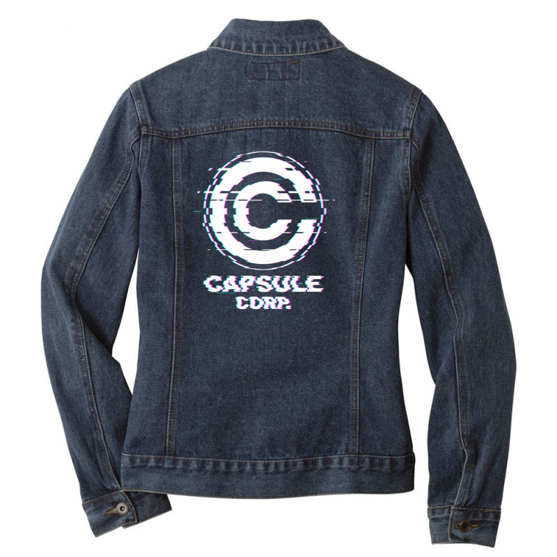 Capsule Corp Ladies Denim Jacket | Artistshot