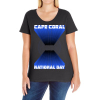 Trending Cape Coral National Day Ladies Curvy T-shirt | Artistshot