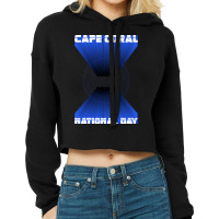 Trending Cape Coral National Day Cropped Hoodie | Artistshot