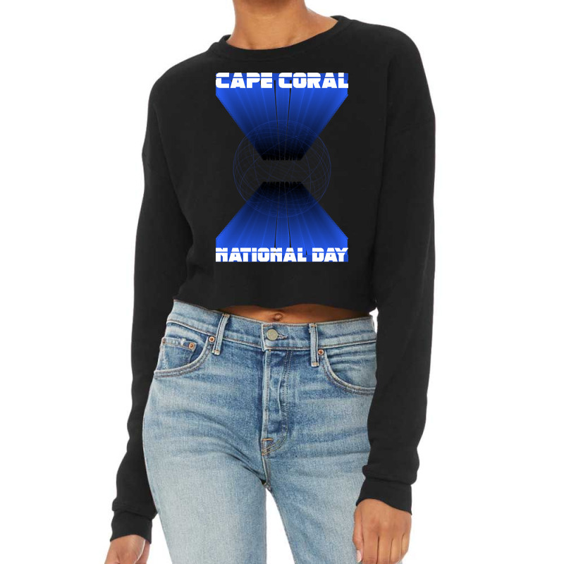 Trending Cape Coral National Day Cropped Sweater by rebeccacameron | Artistshot