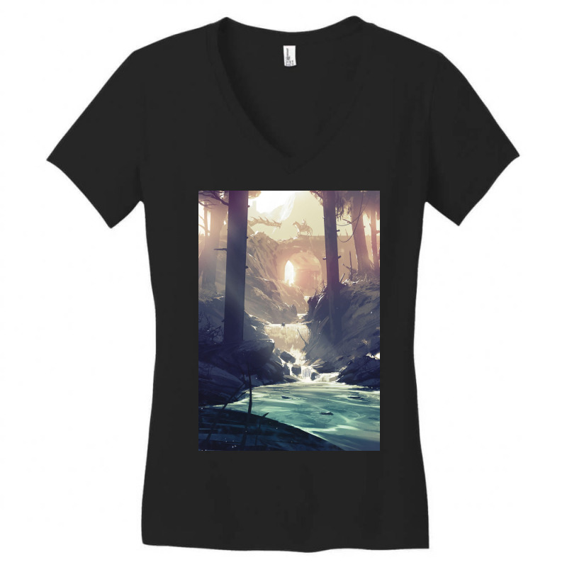 Coincidence Women's V-Neck T-Shirt by kalmahul | Artistshot