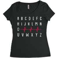 Pqrst Nurse Funny Ekg Registered Nursing Student R Women's Triblend Scoop T-shirt | Artistshot