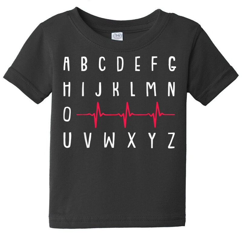 Pqrst Nurse Funny Ekg Registered Nursing Student R Baby Tee | Artistshot