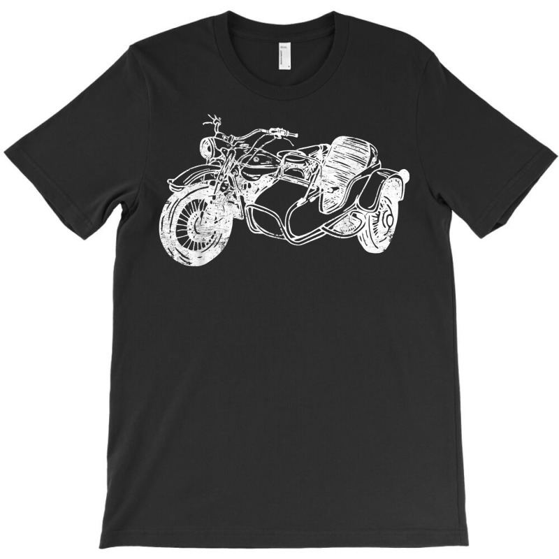 Distressed Vintage Sidecar Motorcycle Racing Motor T-Shirt by saterseim | Artistshot