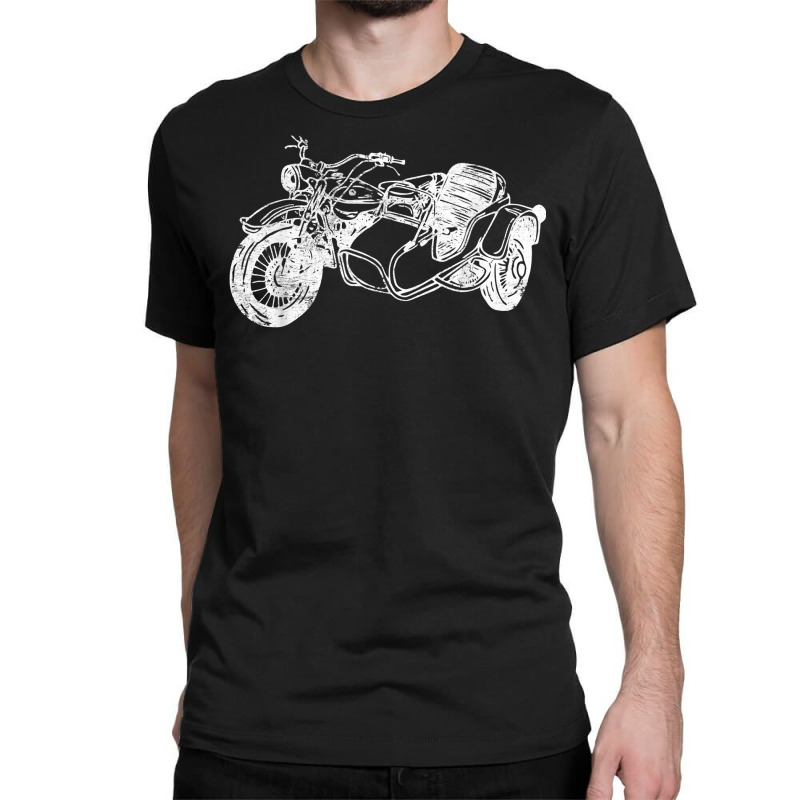 Distressed Vintage Sidecar Motorcycle Racing Motor Classic T-shirt by saterseim | Artistshot