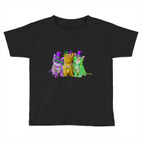 Kitten Cat Mask Beads Mardi Gras New Orleans Cat L Toddler T-shirt | Artistshot