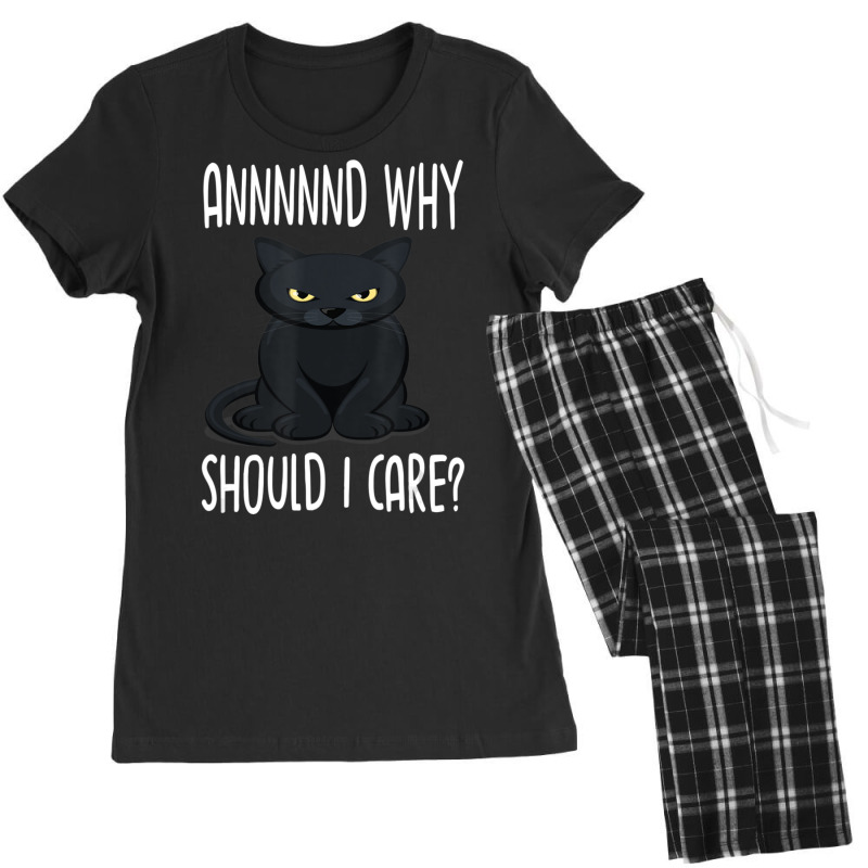 And Why Should I Care Lovely Cat Lovers Women's Pajamas Set by kimblejoettaefd | Artistshot