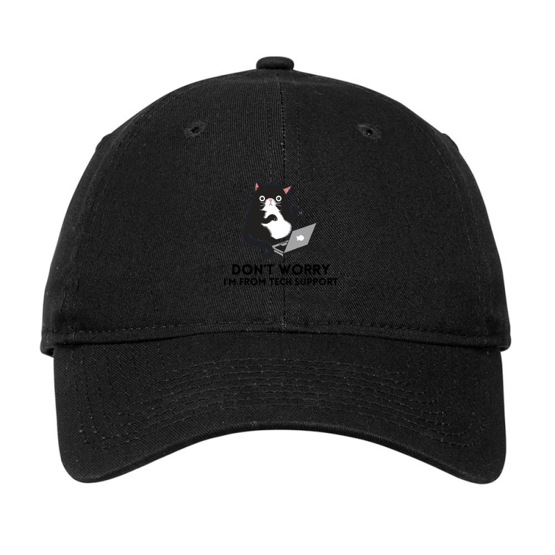 Limited Edition Don't Worry I'm From Tech Support Adjustable Cap by baileyjohn2 | Artistshot