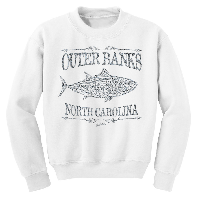 Jcombs Outer Banks, Nc, Bluefin Tuna T Shirt Youth Sweatshirt by mogakino | Artistshot