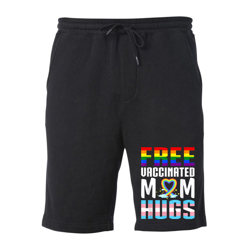 Gay Pride Vaccinated Lgbt Lesbian Lgbtq Proud Mom Fleece Short by terrilyn | Artistshot