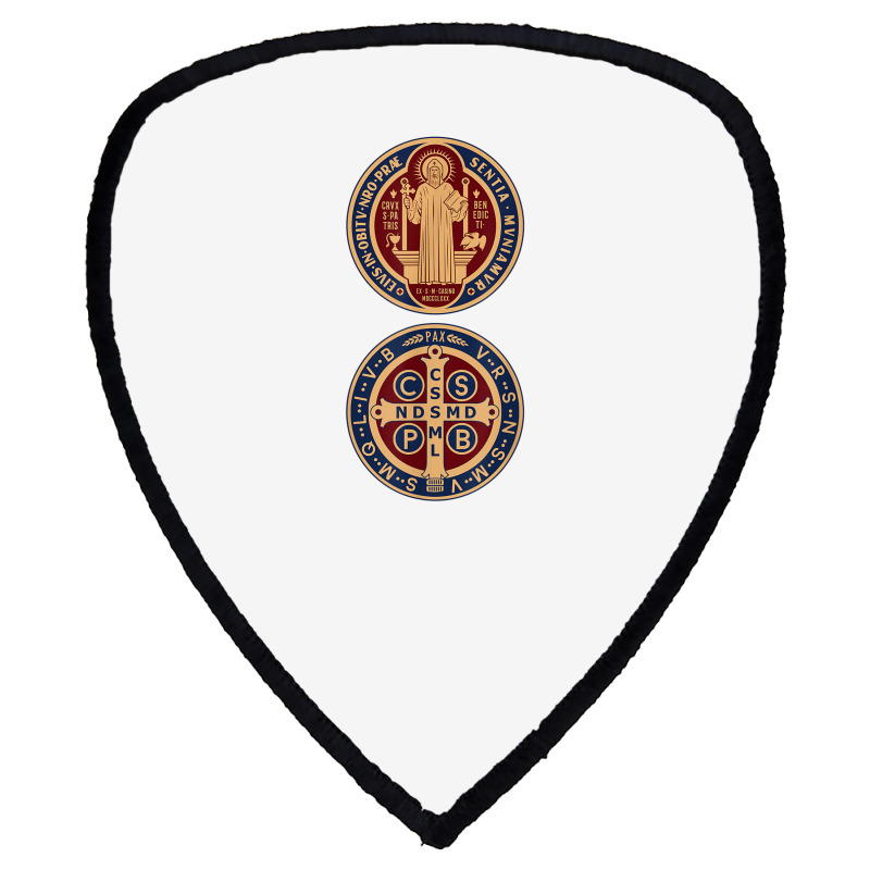 Saint Benedict Sacramental Medal Catholic T Shirt Shield S Patch | Artistshot