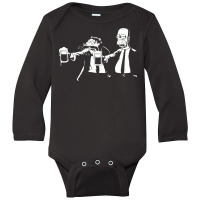 Pulp Simpson Long Sleeve Baby Bodysuit | Artistshot