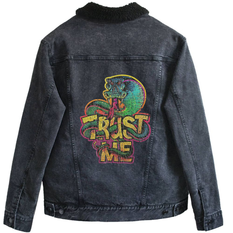 Trust Me King Cobra 1978 Unisex Sherpa-lined Denim Jacket | Artistshot