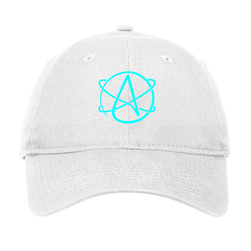 Atheist Symbol Aesthetic Adjustable Cap | Artistshot