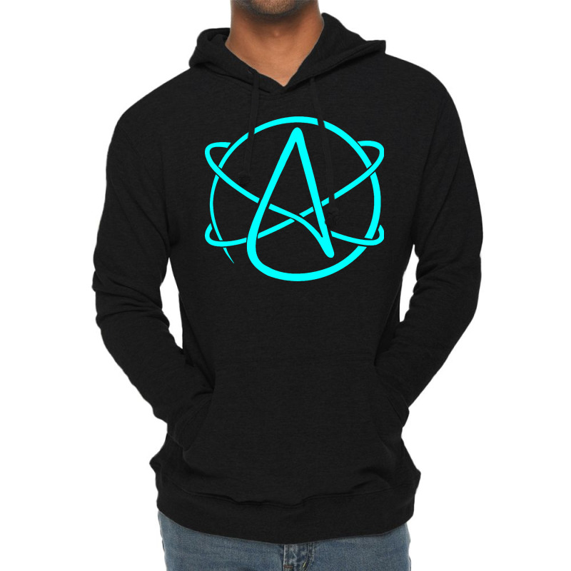 Atheist Symbol Aesthetic Lightweight Hoodie | Artistshot