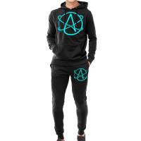 Atheist Symbol Aesthetic Hoodie & Jogger Set | Artistshot