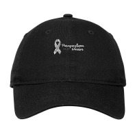 Paraganglioma Awareness Ribbon Zebra Pattern Strip Adjustable Cap | Artistshot