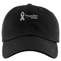 Paraganglioma Awareness Ribbon Zebra Pattern Strip Kids Cap | Artistshot