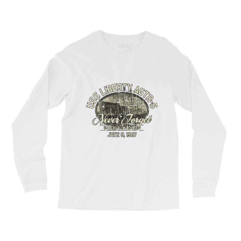 Uss Liberty Agtr 5 1967 Long Sleeve Shirts by gununghujan | Artistshot