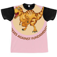 Free Thinking Club Raptorexes Against Fundalmental Graphic T-shirt | Artistshot