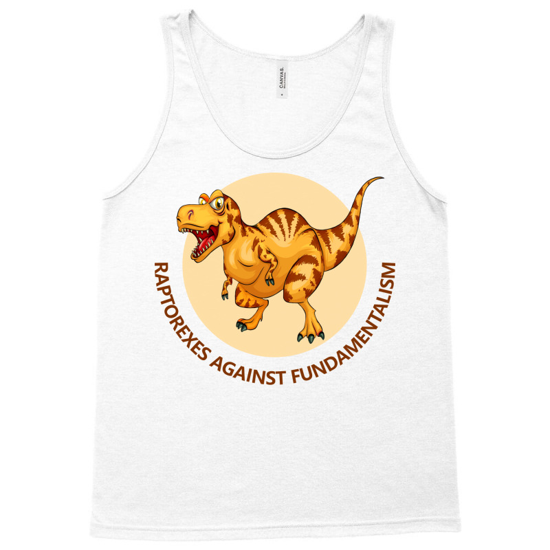 Free Thinking Club Raptorexes Against Fundalmental Tank Top | Artistshot