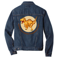 Free Thinking Club Raptorexes Against Fundalmental Men Denim Jacket | Artistshot