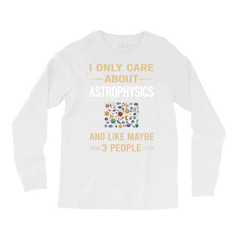 Funny 3 People Astrophysics Astrophysicist Blue Long Sleeve Shirts | Artistshot