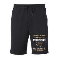 Funny 3 People Astrophysics Astrophysicist Blue Fleece Short | Artistshot