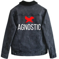 Ex Agnostic Boy Unisex Sherpa-lined Denim Jacket | Artistshot