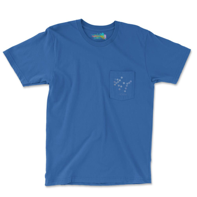 Gemini Constellation Mandalas Summer Pocket T-shirt | Artistshot