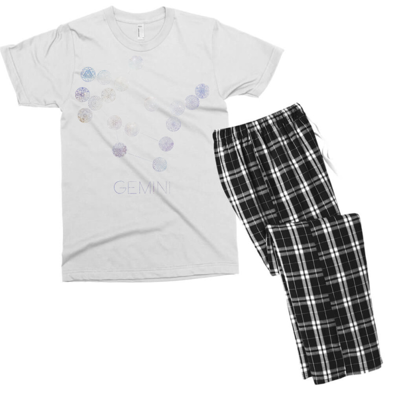 Gemini Constellation Mandalas Summer Men's T-shirt Pajama Set | Artistshot