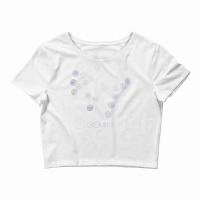 Gemini Constellation Mandalas Summer Crop Top | Artistshot