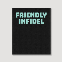 Friendly Infidel Aesthetic Portrait Canvas Print | Artistshot