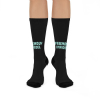 Friendly Infidel Aesthetic Crew Socks | Artistshot