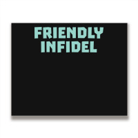 Friendly Infidel Aesthetic Metal Print Horizontal | Artistshot