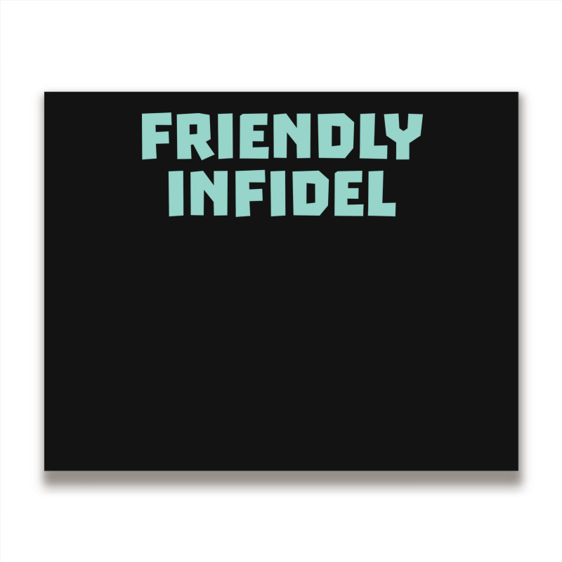 Friendly Infidel Aesthetic Metal Print Horizontal | Artistshot