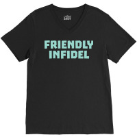 Friendly Infidel Aesthetic V-neck Tee | Artistshot