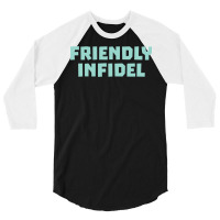 Friendly Infidel Aesthetic 3/4 Sleeve Shirt | Artistshot