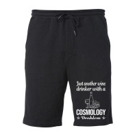 Funny Wine Drinker Cosmology Cute Fleece Short | Artistshot