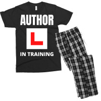 Author In Training Humor Men's T-shirt Pajama Set | Artistshot